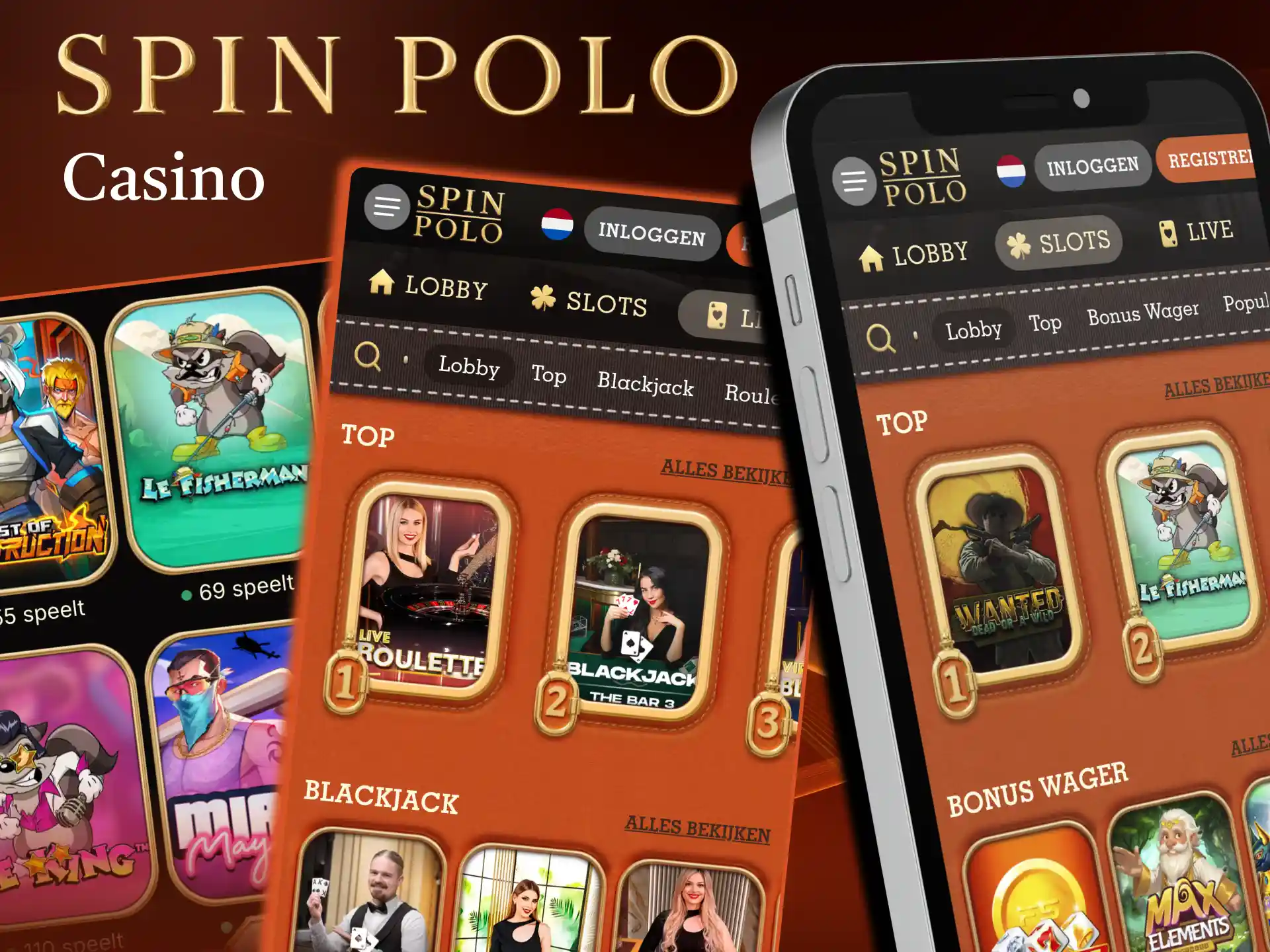 De Spinpolo casino app geeft toegang tot spellen, bonussen en live lobby.