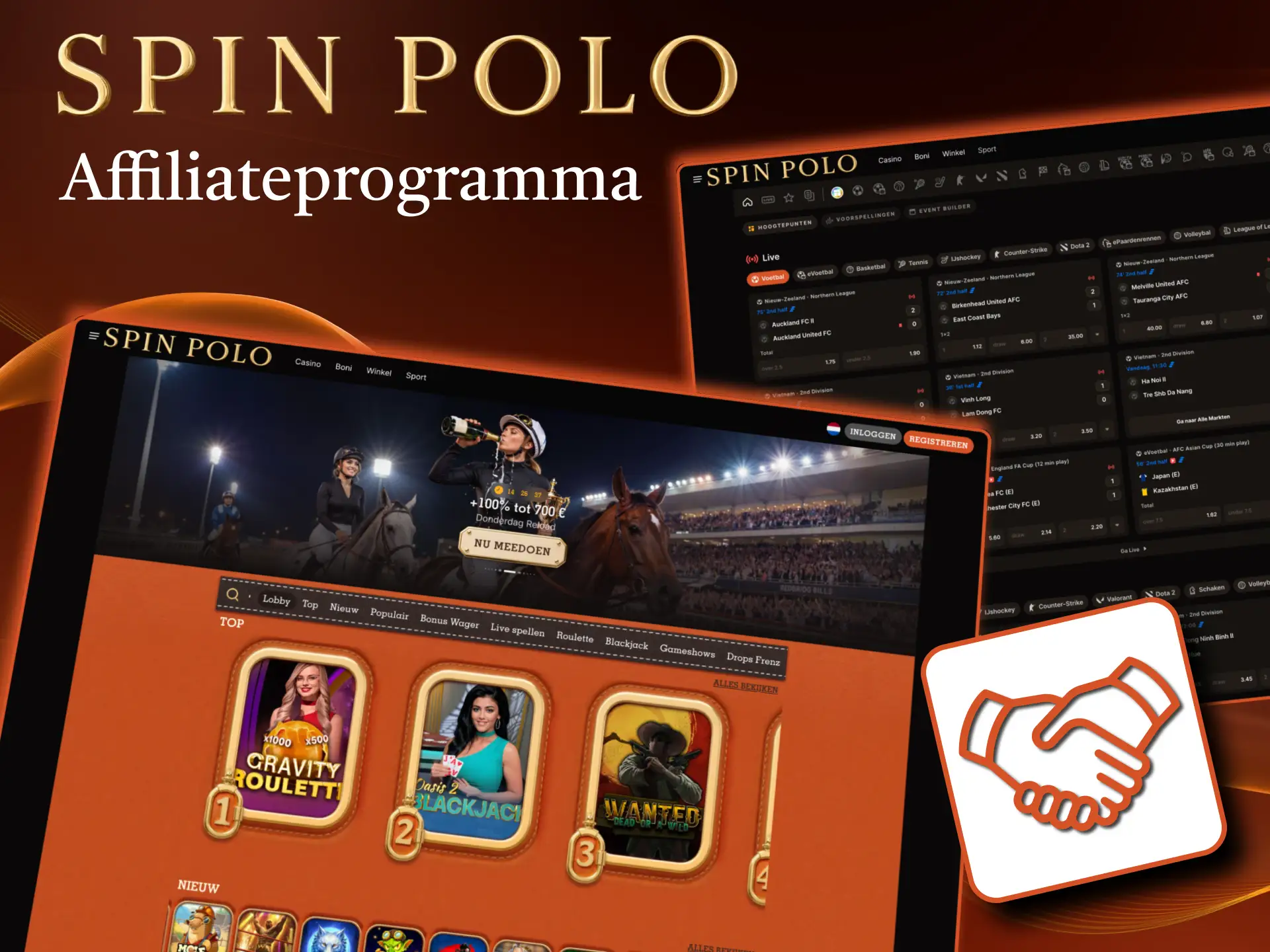 Affiliates van Spinpolo moeten leeftijds- en reclameregels volgen binnen hun regio.