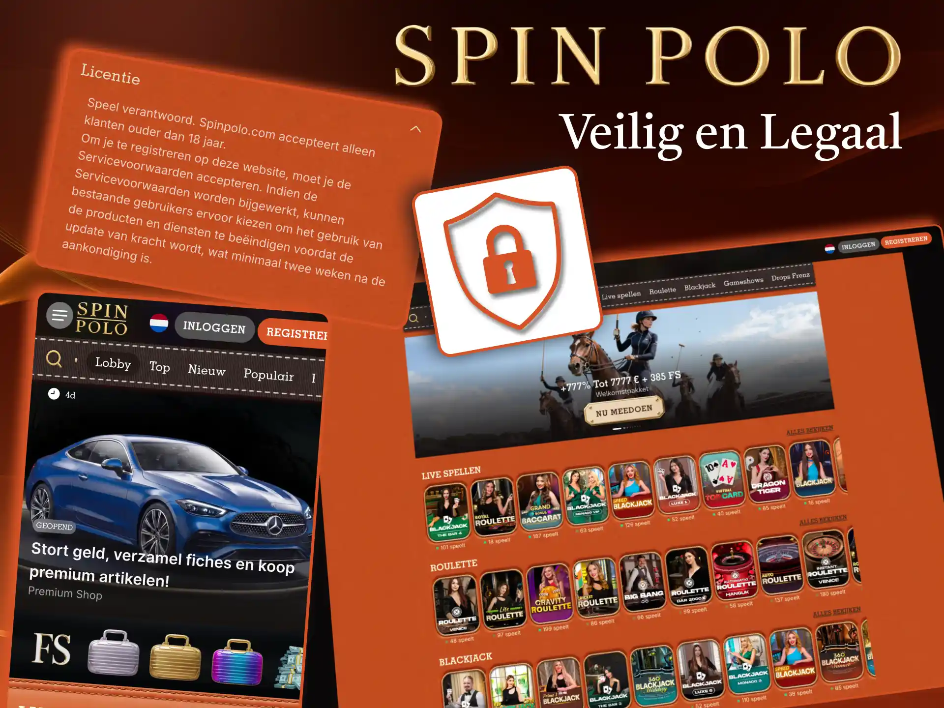 Spinpolo vermeldt geen Ksa licentie, controleer daarom altijd je accountinformatie zelf.