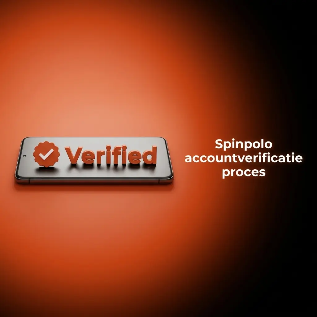 Spinpolo accountverificatie met stappen voor profiel, ID, adres, betaalmethode en accountreview