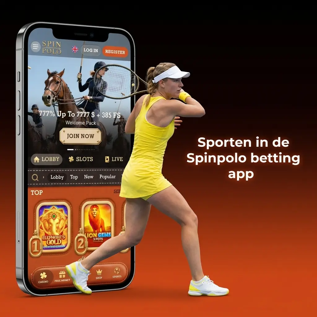 Spinpolo betting app met sportweddenschappen, odds en livewedstrijden voor voetbal, tennis en meer