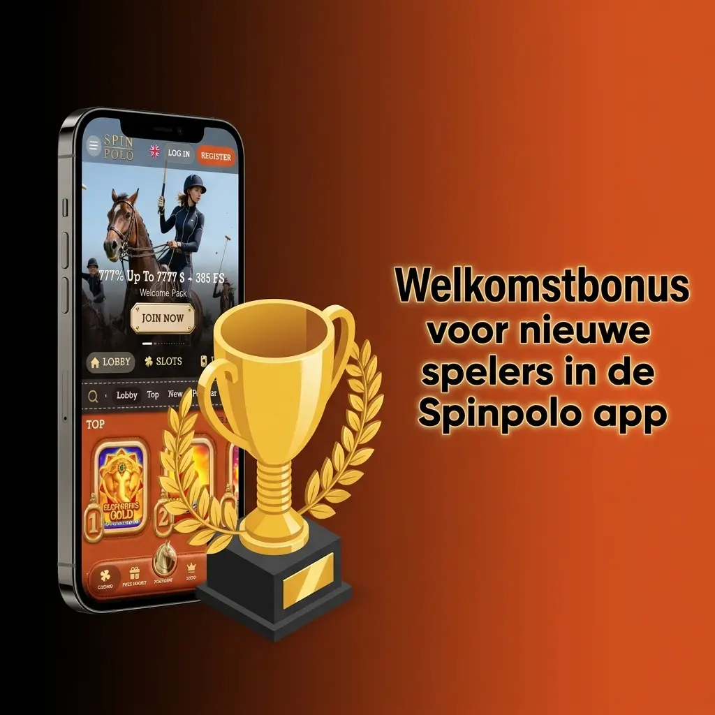 Spinpolo app welkomstbonus met 777% tot €4860 en 385 gratis spins voor nieuwe spelers